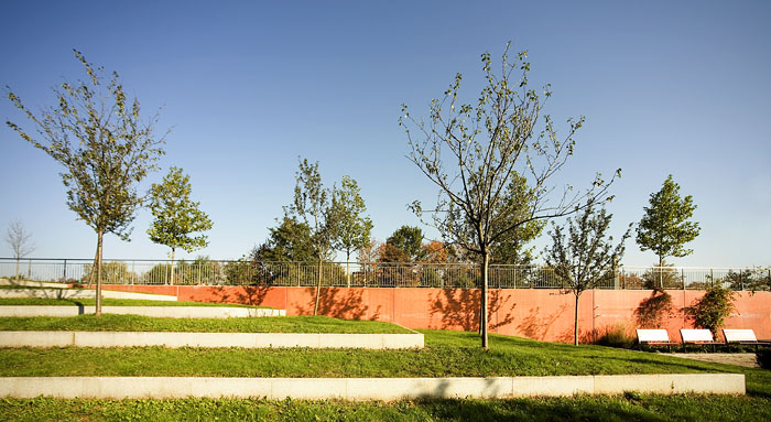 Landschaftsarchitekturaufnahmen des Petuelparks in München, Fotos: Sascha Kletzsch, München