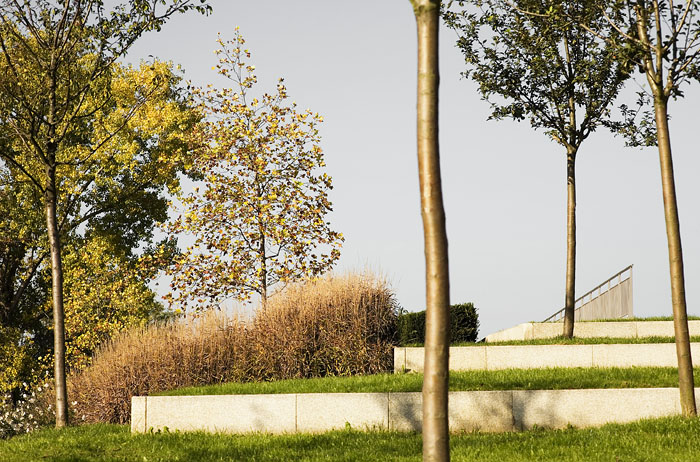Landschaftsarchitekturaufnahmen des Petuelparks in München, Fotos: Sascha Kletzsch, München