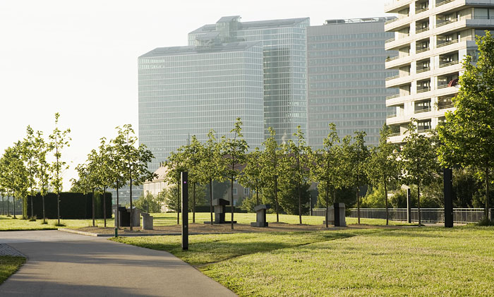 Landschaftsarchitekturaufnahmen des Petuelparks in München, Fotos: Sascha Kletzsch, München