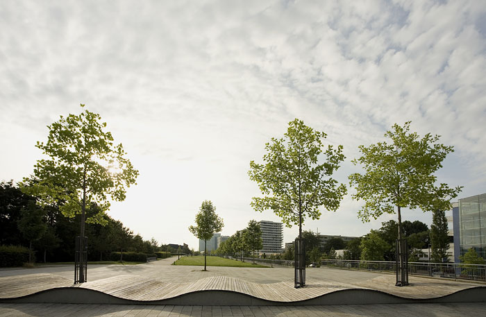 Landschaftsarchitekturaufnahmen des Petuelparks in München, Fotos: Sascha Kletzsch, München